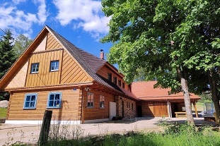 Chalupa s bazénem - roubenka Čeřínek - Jihlavsko