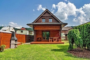 Chata na cyklostezce Bečva - jezero Na Stanoch