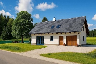 Chalupa s jezírkem - Novohradské hory - Dobrá Voda