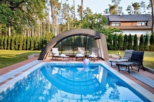 Srub bazén a wellness - Kerský les - park Mirakulum