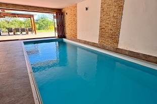 Wellness chata - vnitřní bazén - Prženské paseky