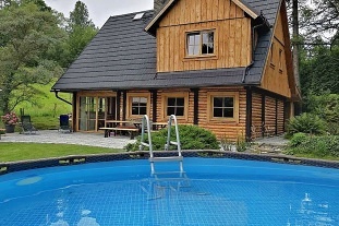 Srub bazén a sauna - Jeseníky - Zlaté Hory