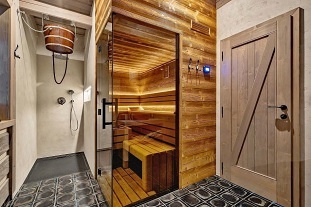 Wellness roubenka s kachlovou pecí - Orlické hory