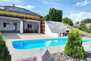 Chalupa s bazénem - Nalžovské Hory - Šumava