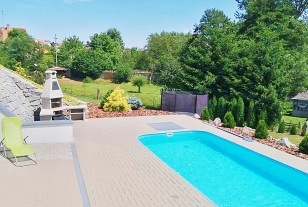 Chalupa s bazénem - Nalžovské Hory - Šumava