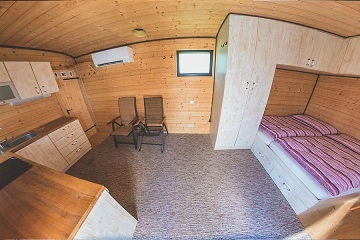 Glamping s wellness - Chata vagon - Chlum u Tebon