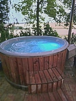 Chata Vysočina - sauna a koupací sud - Ruda