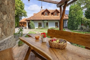 Jihočeská wellness chalupa - vyhřívaný bazén
