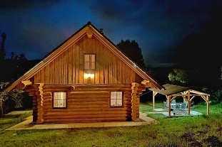 Srub se saunou - přehrada Lesík - Krušné hory