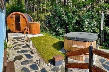 Wellness chata u lesa - přehrada Horní Bečva