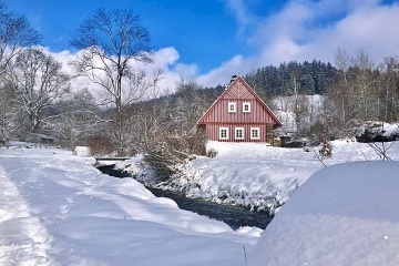 Horská chalupa - Krkonoše - Lysečinské údolí