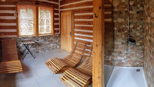 Roubenka s wellness - sauna - vivka - bazn