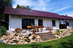 Rodinné chaty u Sázavy - sauna a koupací sud