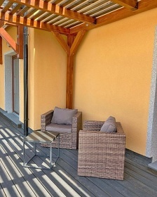 Rodinn chalupa - apartmny - vhled na Lipno