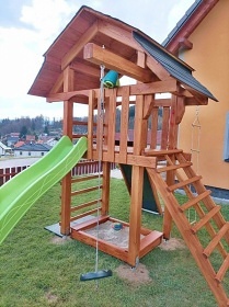 Rodinn chalupa - apartmny - vhled na Lipno