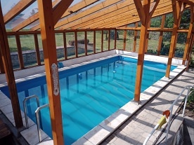 Chalupa bazén a sauna - Fajnpark Chlumec n. C.