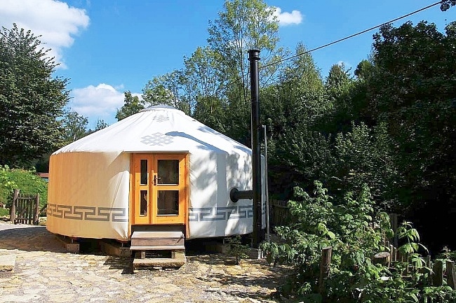 Glamping Dlouh Tebov - Jurta Orlick podh