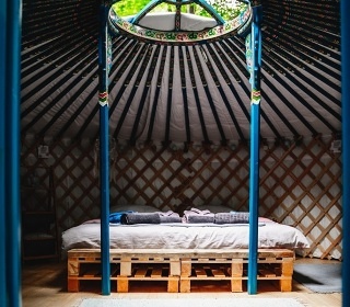 Yurt in the Wood - Glamping Hibojedy - Hvzda