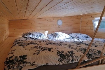 Glamping Mikulovice - Tiny House u rybnka