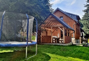 Chalupa sauna a kachlová kamna - Povydří