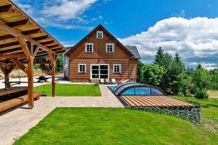 Wellness chalupa s bazénem - Jedlová hora