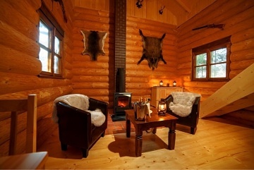 Srub v lese - glamping Golv Jenkov - Nasavrky