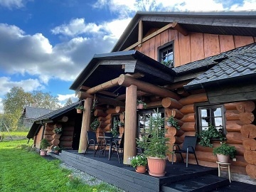 Srub vnitřní bazén a sauna - Kamenný vrch