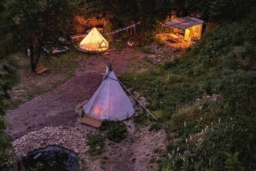 Glamping Dolek - kemp Doubrava - Hoice