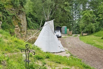 Glamping Dolek - kemp Doubrava - Hoice