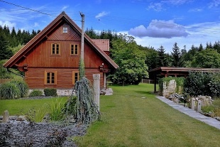 Roubenka s wellness - vyhlídka Hradisko - Telč