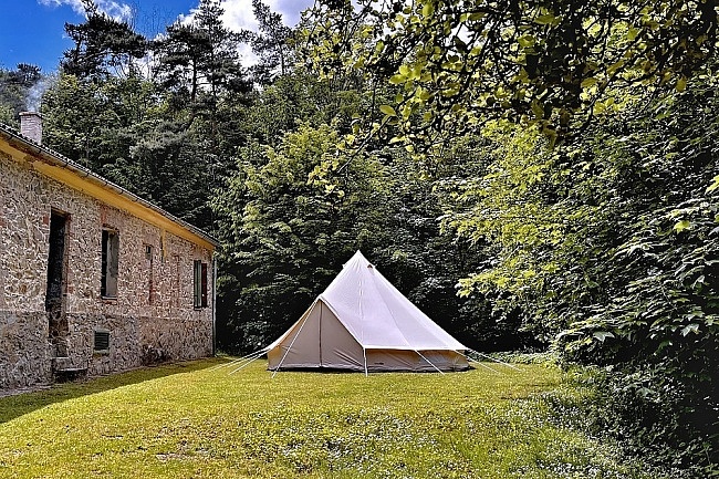 Glamping stan Buina - vyhldka Mj - Vltava