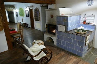 Chalupa koupací sud a sauna - cyklostezka Bečva