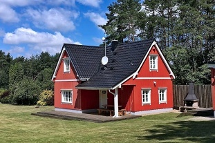 Chata a koupací jezírko - Lužnice - Třeboňsko