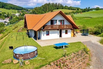 Chalupa wellness, bazén a hřiště - Hanušovice