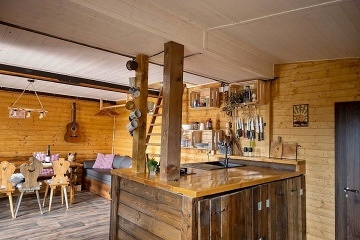 Chata a koupací sud - glamping na samotě Zlínsko