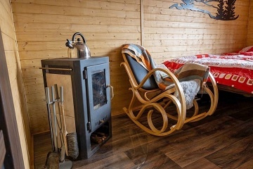 Samota Pod trnk - glamping chata Vlkov