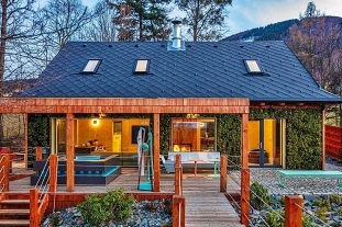 Chata u lesa s vířivkou - Maralův kopec - Beskydy