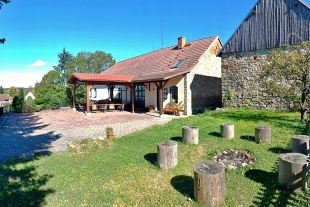 Chalupa Orlík nad Vltavou - bazén a sauna