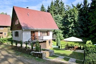 Chata Orlická přehrada - Vltava - zámek Orlík