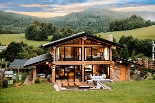 Wellness srub - termály Hrubý Jeseník - Praděd