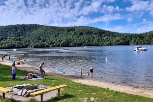Chata Slapská přehrada - s loďkou - Nahoruby