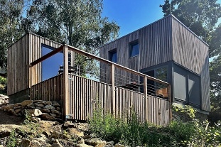 Wellness chata - Glamping s výhledem - hrad Lipnice