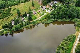 Chata se saunou u lesa - Hracholuská přehrada
