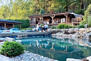 Nový objekt: Sruby lesní stezka - koupací jezírko - Česká Kanada 2C-671