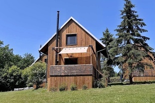 Chata s bazénem u Otavy - Vráž - přehrada Orlík