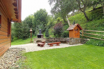 Valašská roubenka - cyklostezka Bečva - Beskydy