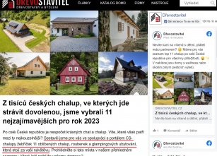 Devostavitel pedstavuje TOP chalupy www.CS-CHALUPY.cz